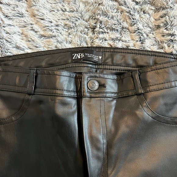 Zara leather pants - Picture 2 of 4